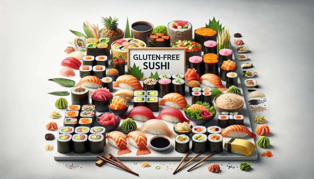 sushis sans gluten : recettes et alternatives