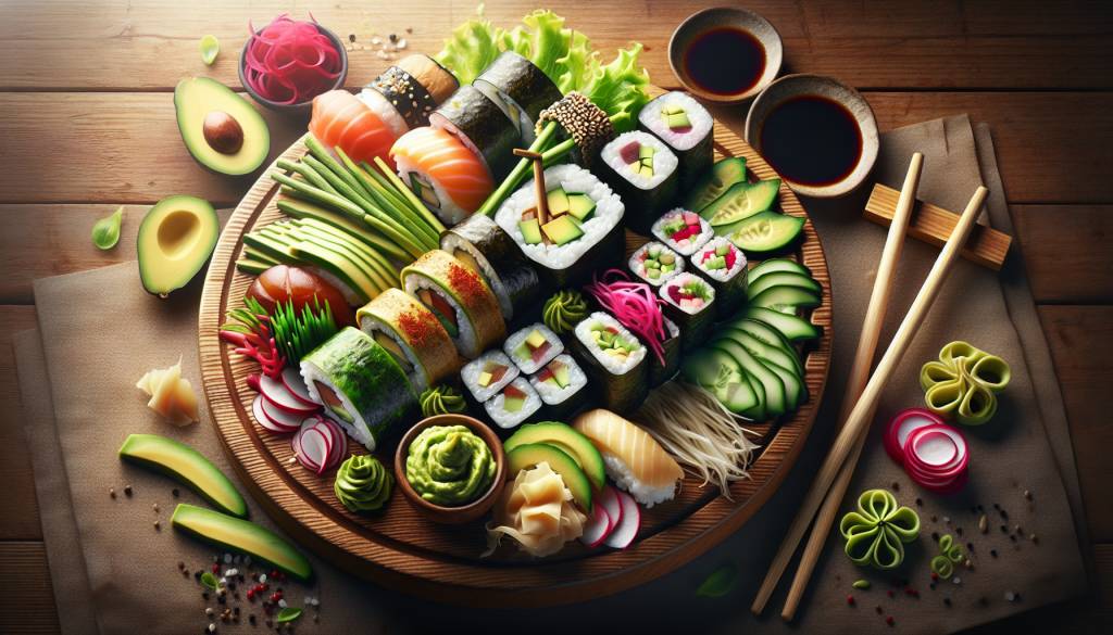 sushis végétariens : des recettes savoureuses et saines