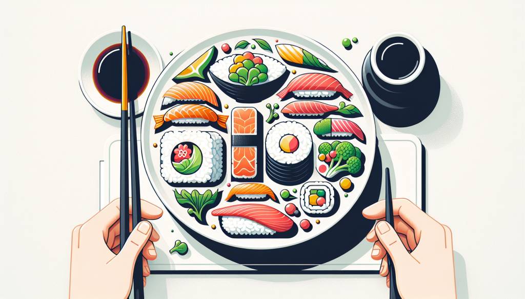 sushis et alimentation équilibrée : comment les intégrer