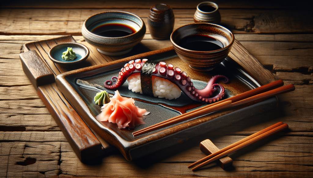 nigiri au poulpe : l'authenticité japonaise à chaque morceau
