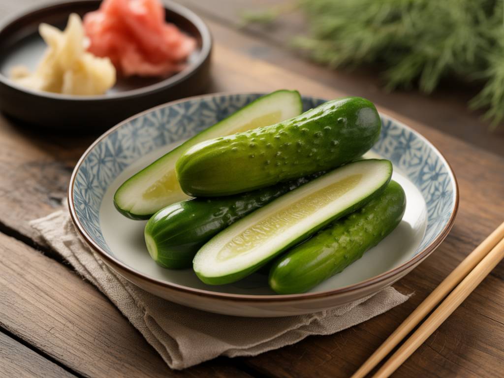 Les tsukemono japonais : comment préparer des pickles maison pour accompagner vos sushis